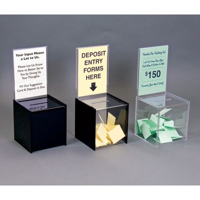 Clear Acrylic Mini Suggestion Box