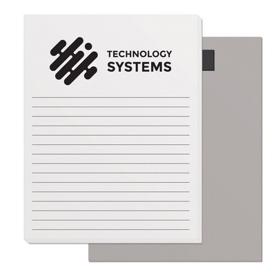 50 Page Magnetic Note-Pads with Black Imprint (4.25"x5.5")