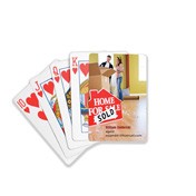 Poker Playing Cards w/Custom Backing & Standard Faces (Playing Card Stock)