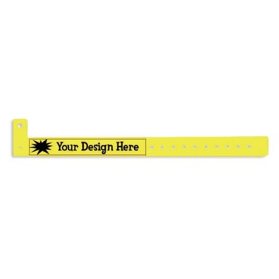 Custom Solid 1 Ply Plastic Event Wristband