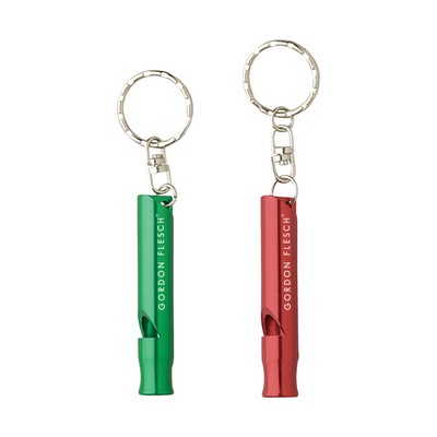 Aluminum Whistle Keyring