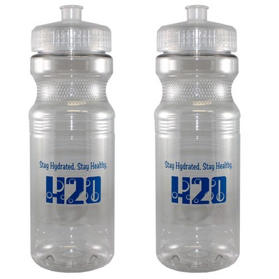 24 Oz. Translucent Bottle w/Push-Pull Lid