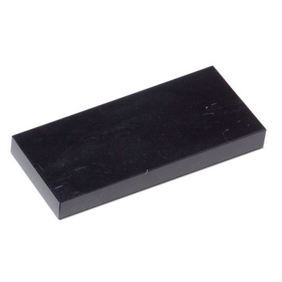 Rectangle Jet Black Marble Base (12"x¾"x6")