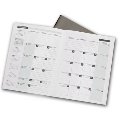 Large Ruled Monthly Format (8 1/2"x11")