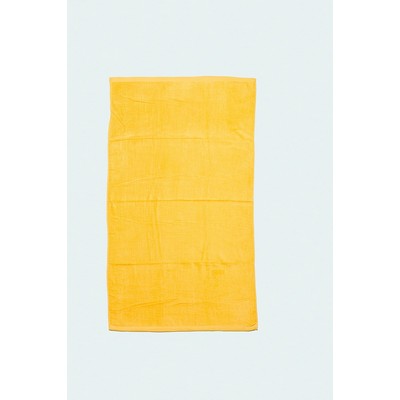 Velour Beach Towel (28" x 58") Yellow (Blank)