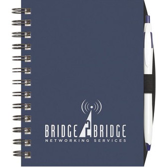 ValueBook™ ValueLine NotePad w/PenPort and Cougar Pen (5"x7")