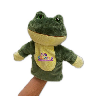 Custom Plush Frog Hand Puppet