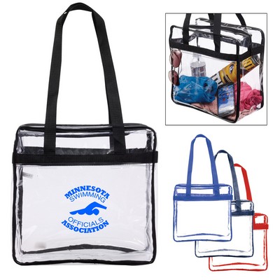 Transparent Stadium Tote Bag