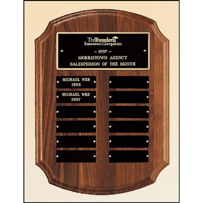 Walnut Perpetual Plaque (11" x 15")