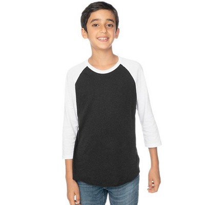 Youth Triblend Raglan Baseball Tee Shirt