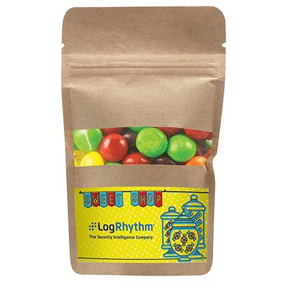 Resealable Kraft Window Pouch w/ Skittles®