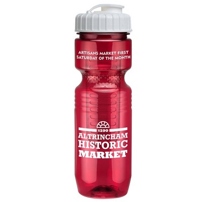 26 Oz Translucent Jogger Bottle with Infuser