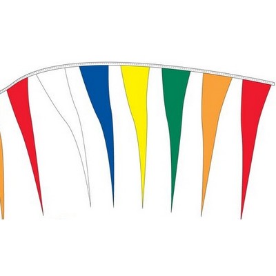 60' Tornado Plasticloth Pennant (4" x 18")