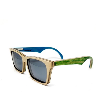 Recycled Acer Skateboard Sunglasses - Handmade in USA