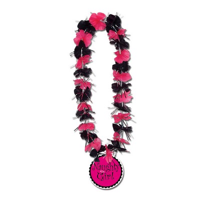 Party Leis w/ Naughty Girl Medallion