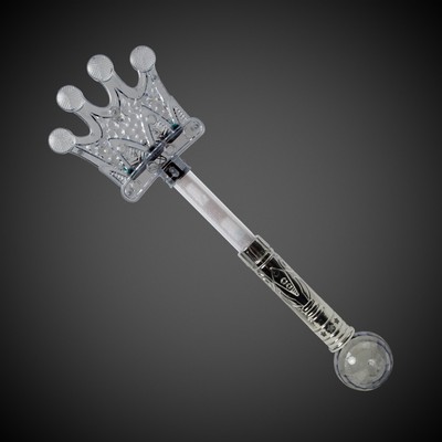 LED Silver Crown Wand