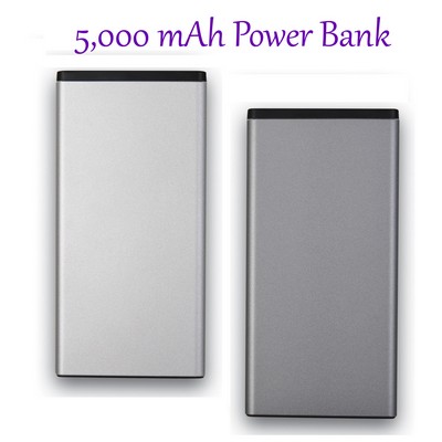 Aluminum 5,000 mAh Power Bank Aluminum 5,000 mAh Power Bank Aluminu