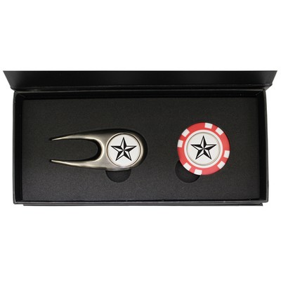 Scotsman's Tool and Plastic Poker with Marker in a Magnetic Close Gift Box