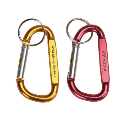 Anodized Aluminum Carabiner Keyring