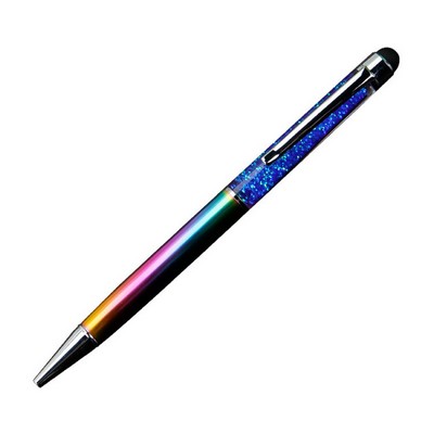 Floating Glitter Ball Pen w/Stylus