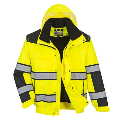 Hi-Vis 3-in-1 Contrast Winter Bomber Jacket