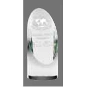 Medium Crystal Cylinder Slant Top Award