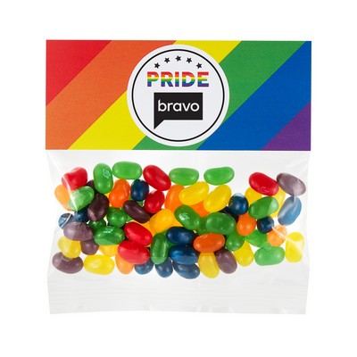 Pride Header Bag - Rainbow Jelly Belly® Jelly Beans - 2 Oz.