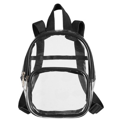 BAGedge Unisex Clear PVC Mini Backpack