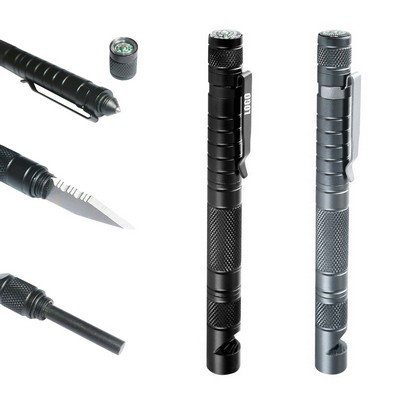 5 in 1 Tactical Pen w/Pocket Clip