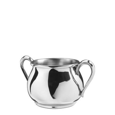 Salisbury Bulged Double Handle Pewter Baby Cup