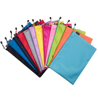 A4 Zipper File Bag Office Document Bags