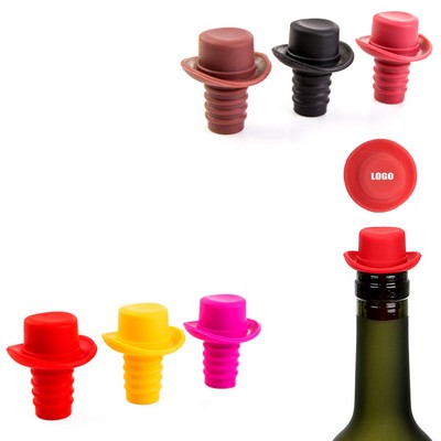 Cowboy Hat Silicone Wine Cap Bottle Stopper