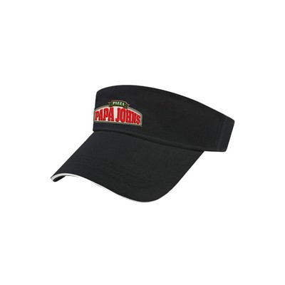 100% Cotton Twill Sandwich Visor