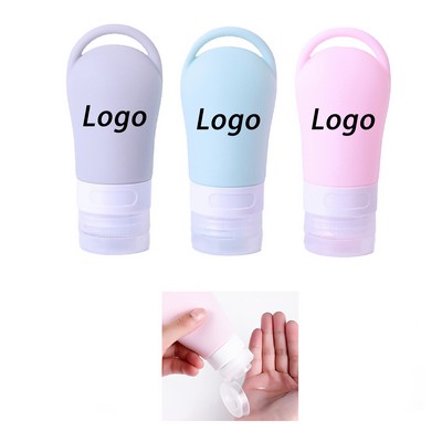 2OZ Portable Silicone Hand Sanitizer Bottle