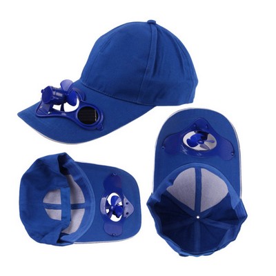 Cotton Solar Fan Cap