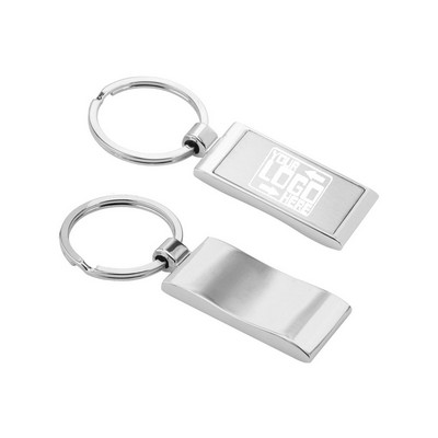 Wave Shaped Key Tag with Spilt Ring