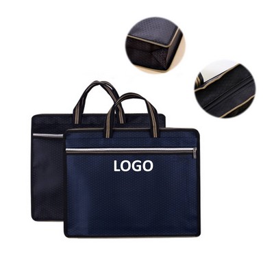 Waterproof Canvas Thickened Portable File Bag