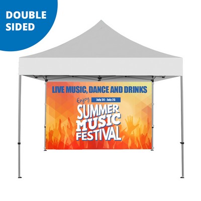 10 FT. Tent Back Wall - Full Color Double-Sided Graphic