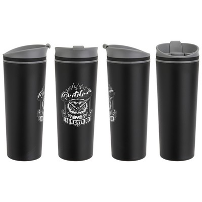 Commuter 17 oz Double-wall Polypropylene Tumbler with Flip Top Closure