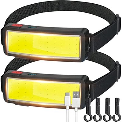 Waterproof Rechargeable COB LED Headlamp