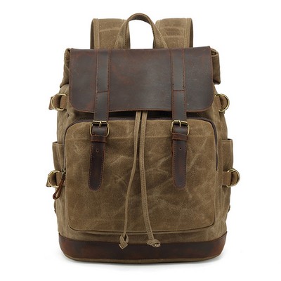 Leather Trim Casual Book bag