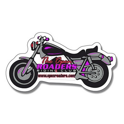 Magnet - Motorcycle Shape (4.25x2.25) - 30 Mil - Outdoor Safe