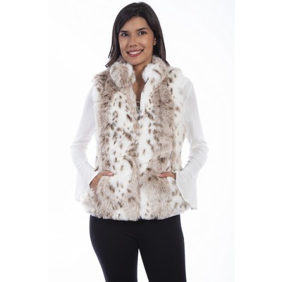 Reversible Faux Fur Leopard Vest