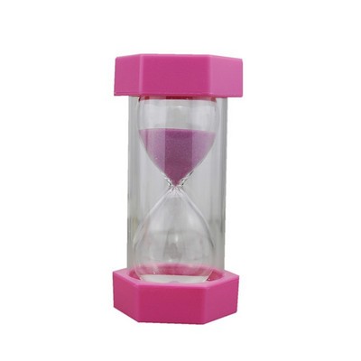 30 Seconds Hexagon Design Hourglass Sand Timer Size #M