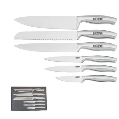 6 Piece Stainless Steel Knife Set