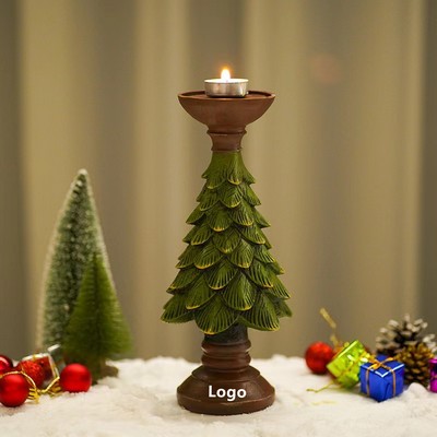 Christmas Tree Shape Decorative Candle Stand Holder for Wedding Party Christmas Table Decoration