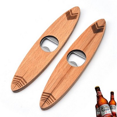 Wooden Surfboard Bottle Opener