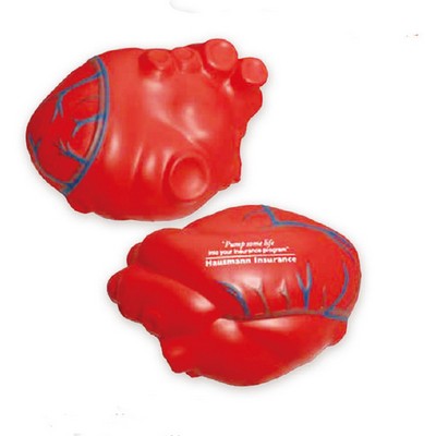 Heart Shaped Stress Ball With Vein