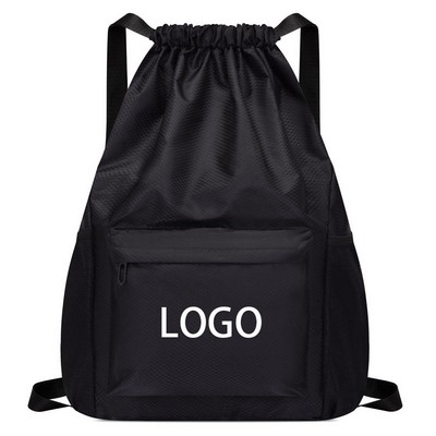 Classic Polyester Drawstring Backpacks