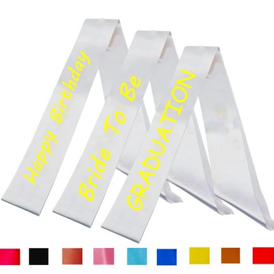 Graduation Stole Ceremonial Sash MOQ 100PCS